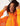 The Classics Hoodie - Embroidered Logo - Alarm Orange by Plant Faced Clothing